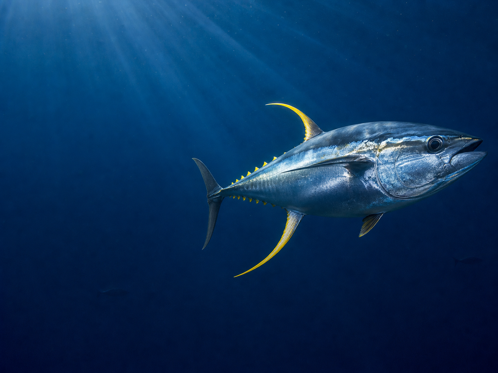 Wild yellowfin tuna